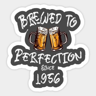 Brewed to Perfection, Personalized Birth Year T-shirt, Birthday Custom Shirt, Birthday Gift, Tee Sticker